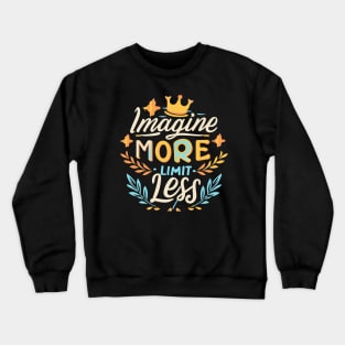 imagine more limit less Crewneck Sweatshirt